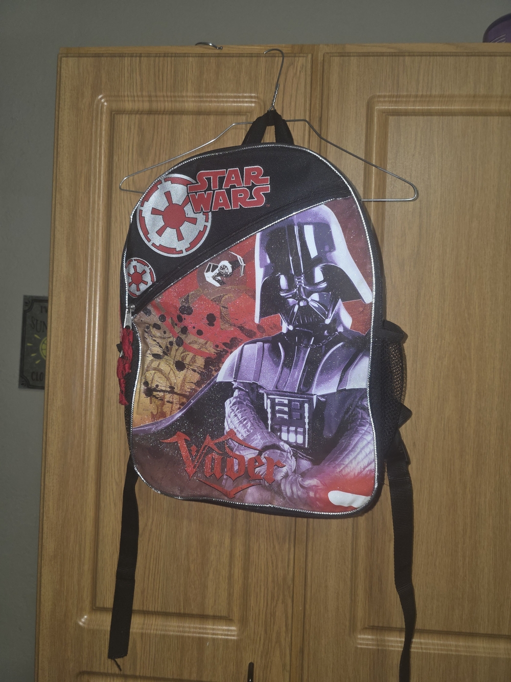 Star Wars Kids Darth Vader Backpack - Black, Red & Purple Accents